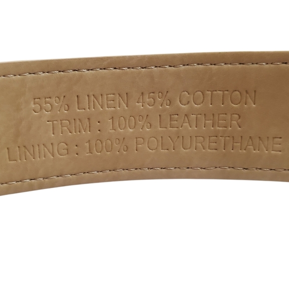 Talbots Pastel Madras Plaid and Leather Belt - Picture 9 of 10